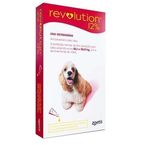 Imagem de Antipulgas e carrapatos revolution c/01 - 12% - 1,00ml cães (10,1 a 20 kg)