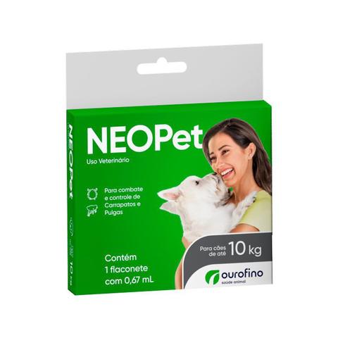 Imagem de Antipulgas e Carrapatos Neopet Ourofino para Cães de até 10kg