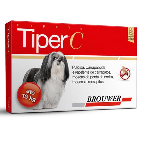 Imagem de Tiper C Antipulgas e carrapatos para cães até 15 kg