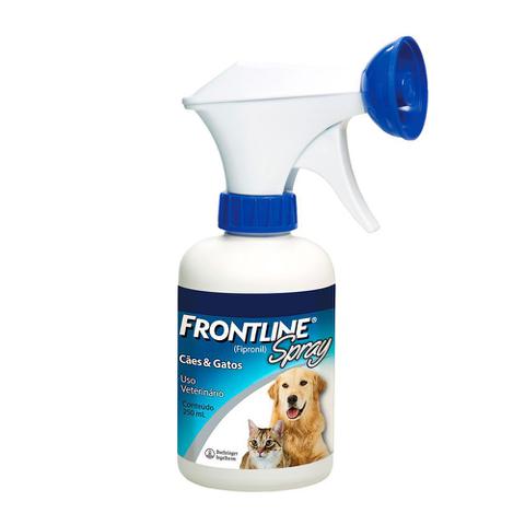 Imagem de Frontline Spray Antipulgas E Carrapatos Cães E Gatos - 250ml