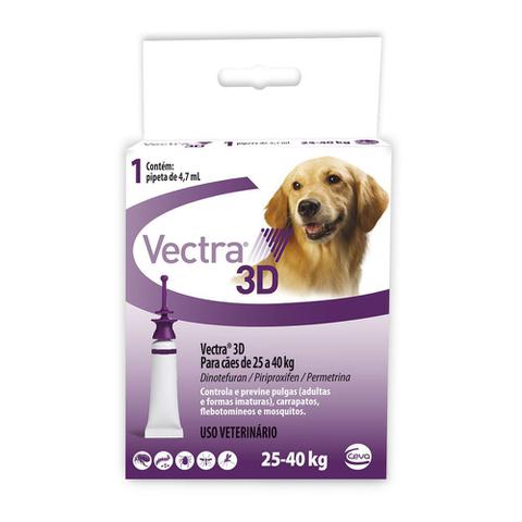Imagem de Antipulgas e Carrapatos Ceva Vectra 3D Para Cães de 25kg a 40kg