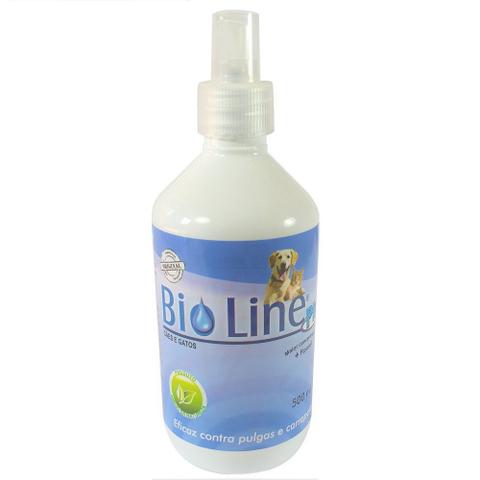 Imagem de Antipulgas e Carrapatos Bio Line Spray para Cães e Gatos - Farma Line (500 ml)