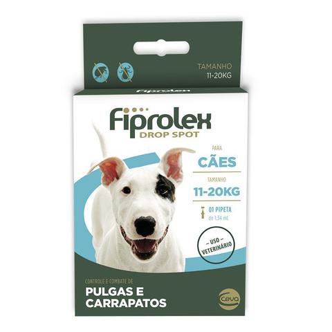 Imagem de Antipulgas e Carrapatos Fiprolex para Cães de 11Kg até 20kg
