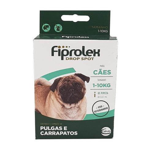Imagem de Fiprolex Cães até 10kg Antipulgas e Carrapatos Ceva 0,67ml