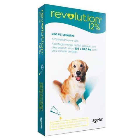 Imagem de Antipulgas e carrapatos revolution c/01 - 12% - 2,00ml cães ( 20,1 a 40 kg)