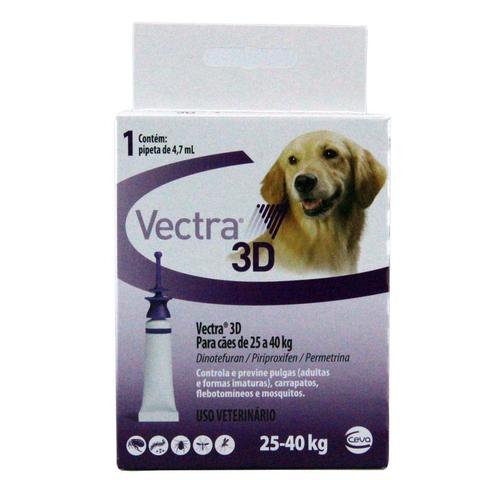 Imagem de Vectra 3d Antipulgas E Carrapatos Cães 25 A 40kg Ceva