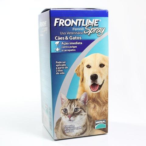 Imagem de Frontline Spray para Cães e Gatos de 100 ml - Antipulgas e Carrapatos