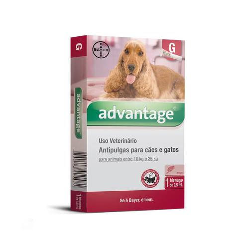 Imagem de Antipulgas e Carrapatos Advantage Cão e Gato - 10KG a 25 KG