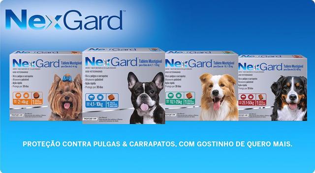 Imagem de Antipulgas E Carrapatos Cães Nexgard 10 A 25kg - Kit Com 02