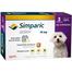 Imagem de Simparic antipulgas, carrapatos e sarnas para Cães de 2,6 a 5Kg com 3 comprimidos